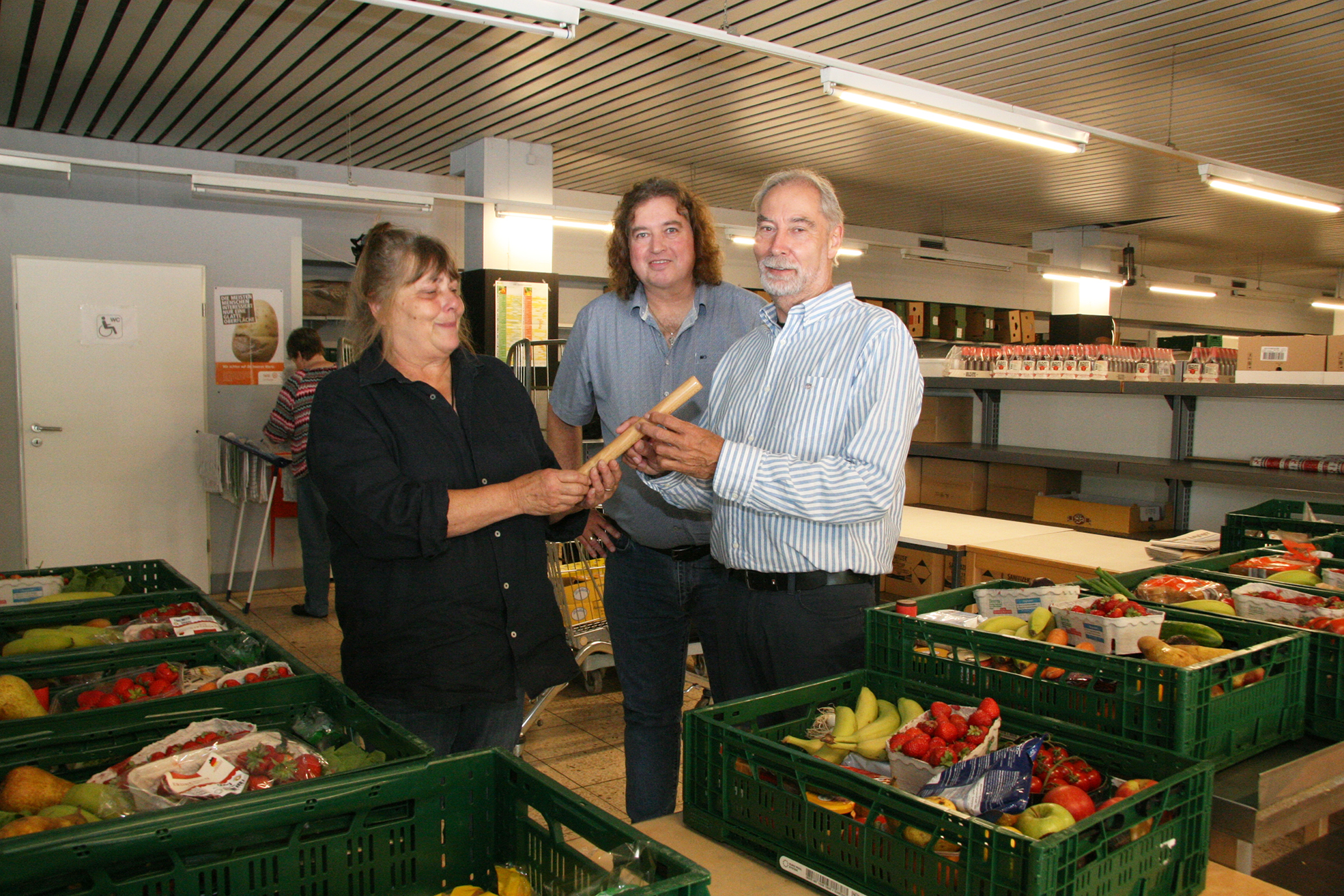 v.l. Ulrike Trümper, Peter Höck, Herbert Dörmann